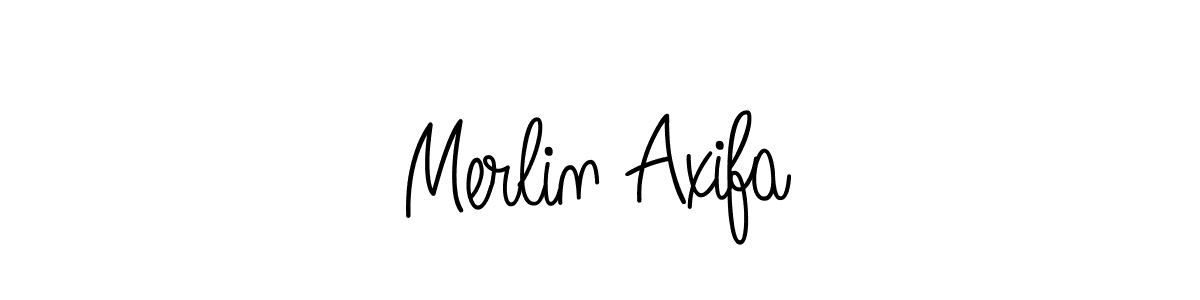 Make a beautiful signature design for name Merlin Axifa. Use this online signature maker to create a handwritten signature for free. Merlin Axifa signature style 5 images and pictures png