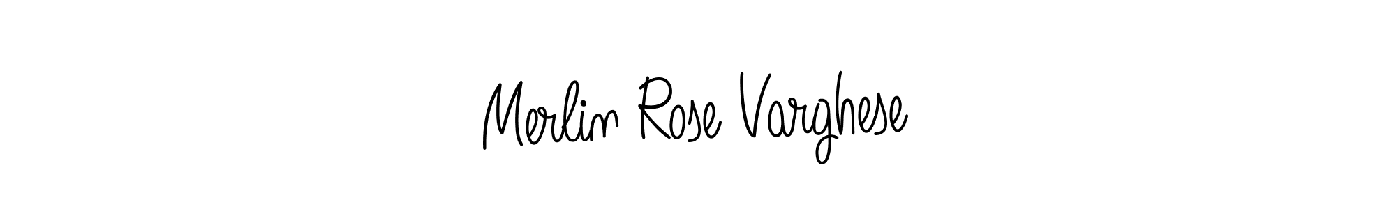 Angelique-Rose-font-FFP is a professional signature style that is perfect for those who want to add a touch of class to their signature. It is also a great choice for those who want to make their signature more unique. Get Merlin Rose Varghese name to fancy signature for free. Merlin Rose Varghese signature style 5 images and pictures png