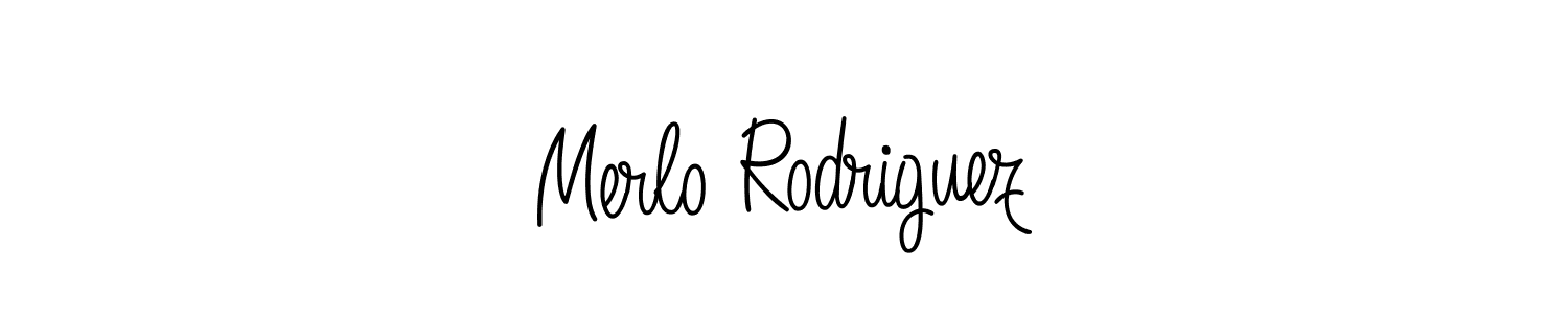 Once you've used our free online signature maker to create your best signature Angelique-Rose-font-FFP style, it's time to enjoy all of the benefits that Merlo Rodriguez name signing documents. Merlo Rodriguez signature style 5 images and pictures png
