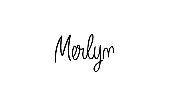 How to make Merlyn signature? Angelique-Rose-font-FFP is a professional autograph style. Create handwritten signature for Merlyn name. Merlyn signature style 5 images and pictures png
