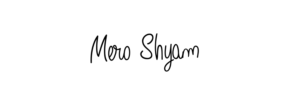 Create a beautiful signature design for name Mero Shyam. With this signature (Angelique-Rose-font-FFP) fonts, you can make a handwritten signature for free. Mero Shyam signature style 5 images and pictures png