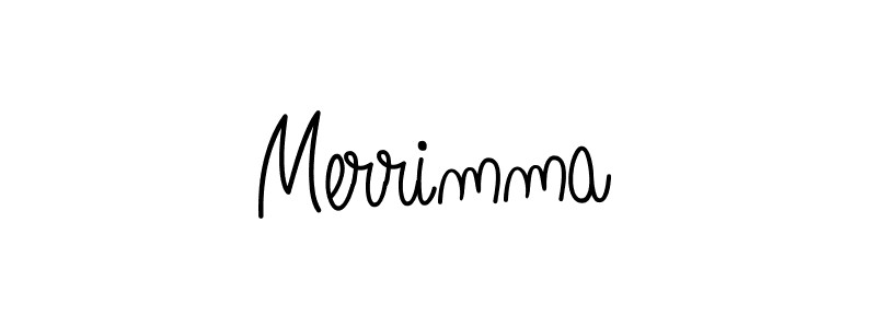 Make a beautiful signature design for name Merrimma. Use this online signature maker to create a handwritten signature for free. Merrimma signature style 5 images and pictures png