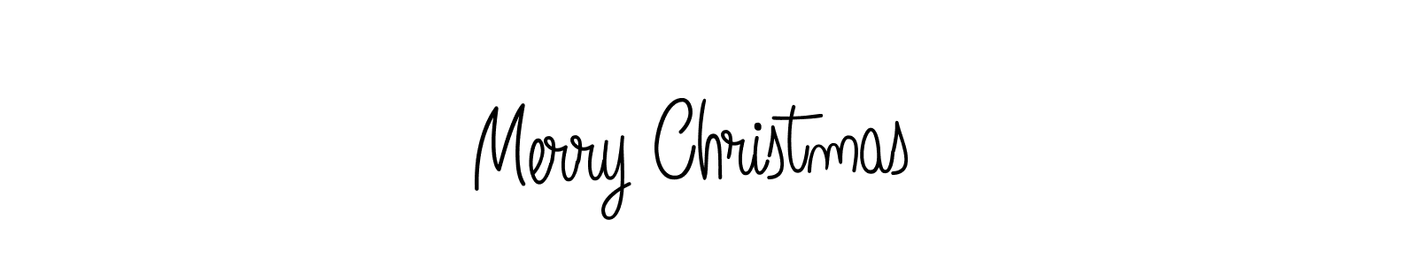 How to make Merry Christmas  signature? Angelique-Rose-font-FFP is a professional autograph style. Create handwritten signature for Merry Christmas  name. Merry Christmas  signature style 5 images and pictures png