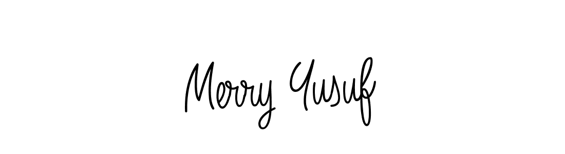 How to Draw Merry Yusuf signature style? Angelique-Rose-font-FFP is a latest design signature styles for name Merry Yusuf. Merry Yusuf signature style 5 images and pictures png