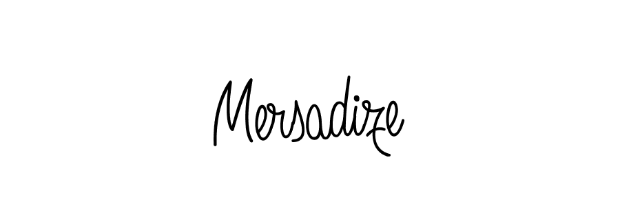 How to make Mersadize name signature. Use Angelique-Rose-font-FFP style for creating short signs online. This is the latest handwritten sign. Mersadize signature style 5 images and pictures png