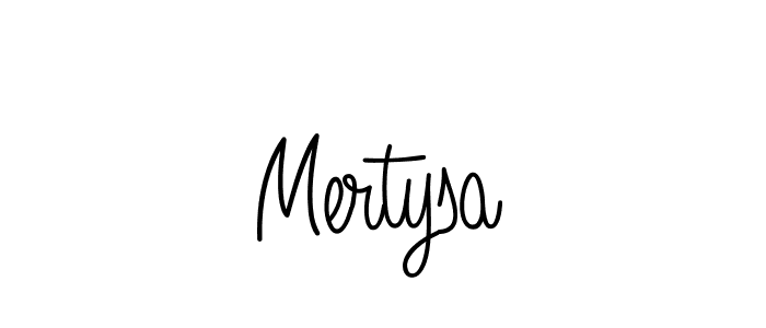 Mertysa stylish signature style. Best Handwritten Sign (Angelique-Rose-font-FFP) for my name. Handwritten Signature Collection Ideas for my name Mertysa. Mertysa signature style 5 images and pictures png