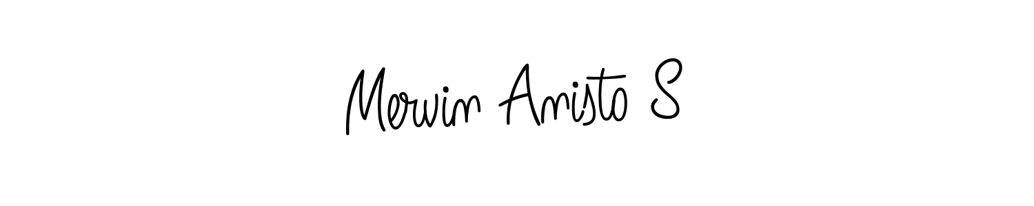 Once you've used our free online signature maker to create your best signature Angelique-Rose-font-FFP style, it's time to enjoy all of the benefits that Mervin Anisto S name signing documents. Mervin Anisto S signature style 5 images and pictures png