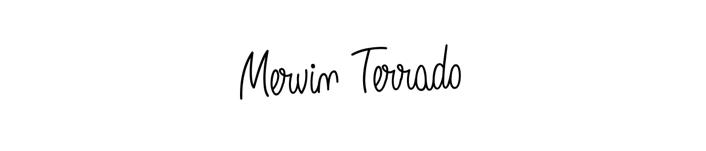 Create a beautiful signature design for name Mervin Terrado. With this signature (Angelique-Rose-font-FFP) fonts, you can make a handwritten signature for free. Mervin Terrado signature style 5 images and pictures png