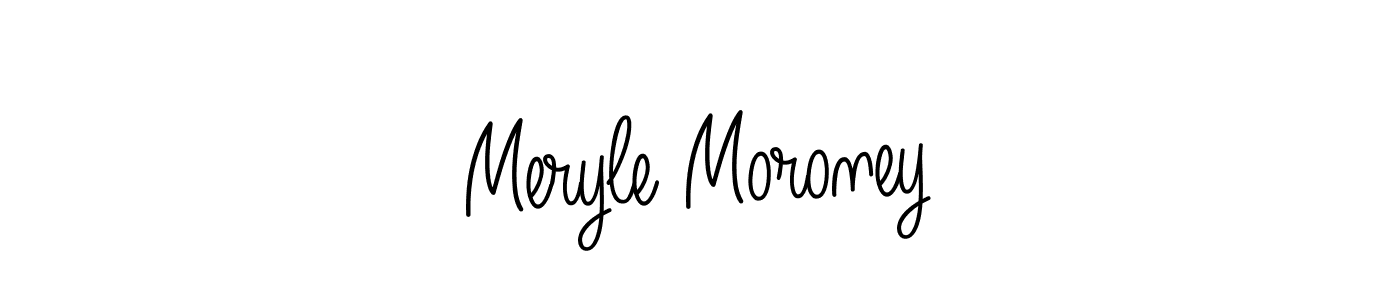 Check out images of Autograph of Meryle Moroney name. Actor Meryle Moroney Signature Style. Angelique-Rose-font-FFP is a professional sign style online. Meryle Moroney signature style 5 images and pictures png