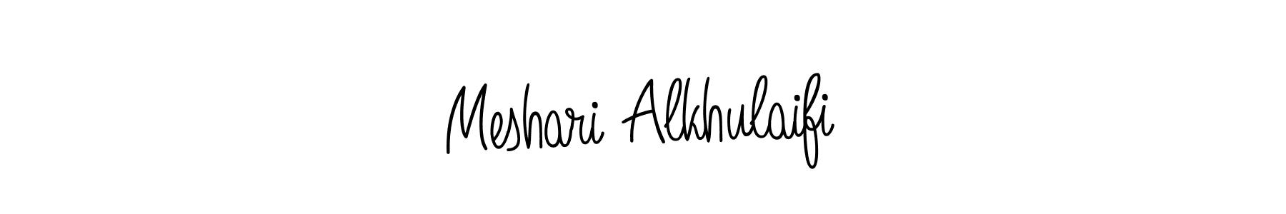 Make a beautiful signature design for name Meshari Alkhulaifi. Use this online signature maker to create a handwritten signature for free. Meshari Alkhulaifi signature style 5 images and pictures png