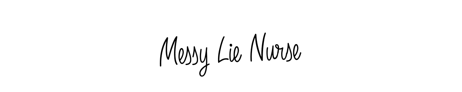 Design your own signature with our free online signature maker. With this signature software, you can create a handwritten (Angelique-Rose-font-FFP) signature for name Messy Lie Nurse. Messy Lie Nurse signature style 5 images and pictures png