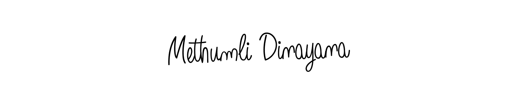 How to make Methumli Dinayana signature? Angelique-Rose-font-FFP is a professional autograph style. Create handwritten signature for Methumli Dinayana name. Methumli Dinayana signature style 5 images and pictures png