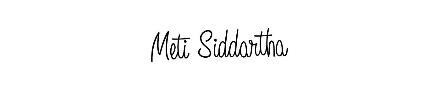 Create a beautiful signature design for name Meti Siddartha. With this signature (Angelique-Rose-font-FFP) fonts, you can make a handwritten signature for free. Meti Siddartha signature style 5 images and pictures png