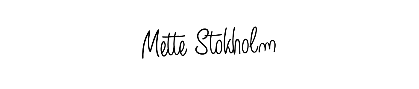 Angelique-Rose-font-FFP is a professional signature style that is perfect for those who want to add a touch of class to their signature. It is also a great choice for those who want to make their signature more unique. Get Mette Stokholm name to fancy signature for free. Mette Stokholm signature style 5 images and pictures png