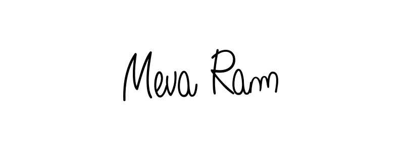 Check out images of Autograph of Meva Ram name. Actor Meva Ram Signature Style. Angelique-Rose-font-FFP is a professional sign style online. Meva Ram signature style 5 images and pictures png