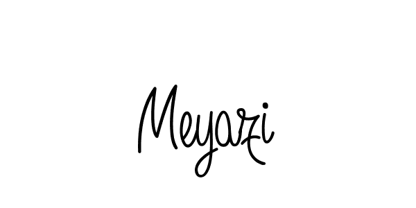 Also You can easily find your signature by using the search form. We will create Meyazi name handwritten signature images for you free of cost using Angelique-Rose-font-FFP sign style. Meyazi signature style 5 images and pictures png