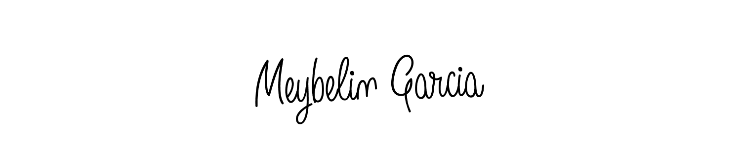 How to make Meybelin Garcia name signature. Use Angelique-Rose-font-FFP style for creating short signs online. This is the latest handwritten sign. Meybelin Garcia signature style 5 images and pictures png