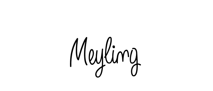 Best and Professional Signature Style for Meyling. Angelique-Rose-font-FFP Best Signature Style Collection. Meyling signature style 5 images and pictures png