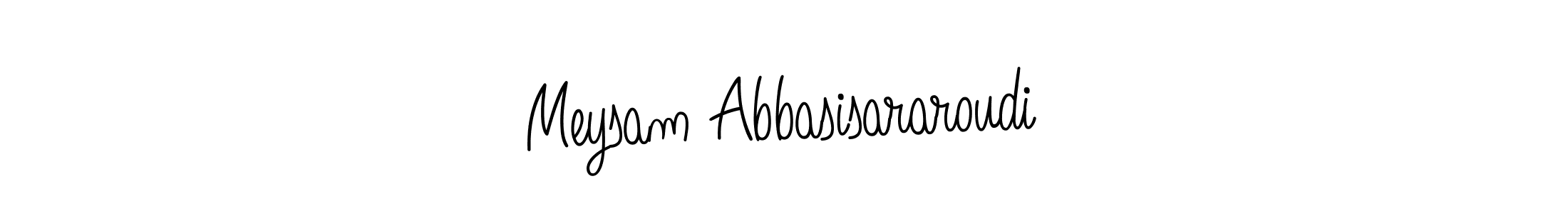 You can use this online signature creator to create a handwritten signature for the name Meysam Abbasisararoudi. This is the best online autograph maker. Meysam Abbasisararoudi signature style 5 images and pictures png