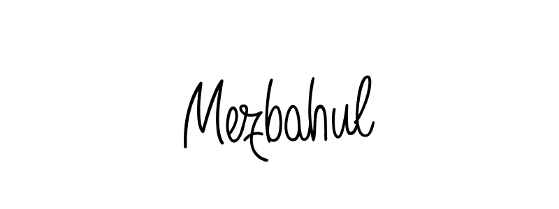 Angelique-Rose-font-FFP is a professional signature style that is perfect for those who want to add a touch of class to their signature. It is also a great choice for those who want to make their signature more unique. Get Mezbahul name to fancy signature for free. Mezbahul signature style 5 images and pictures png