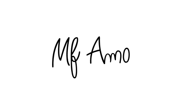 You should practise on your own different ways (Angelique-Rose-font-FFP) to write your name (Mf Amo) in signature. don't let someone else do it for you. Mf Amo signature style 5 images and pictures png