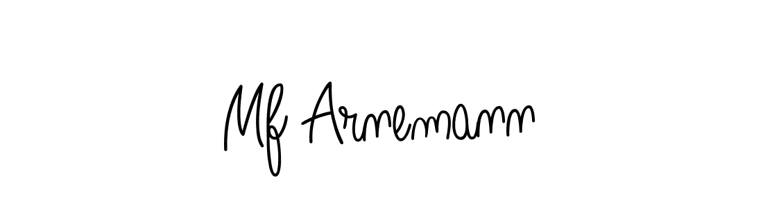 Create a beautiful signature design for name Mf Arnemann. With this signature (Angelique-Rose-font-FFP) fonts, you can make a handwritten signature for free. Mf Arnemann signature style 5 images and pictures png