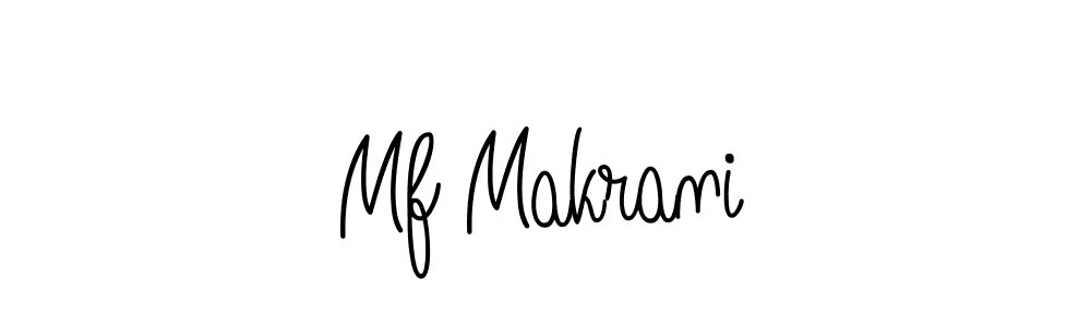 Make a beautiful signature design for name Mf Makrani. Use this online signature maker to create a handwritten signature for free. Mf Makrani signature style 5 images and pictures png