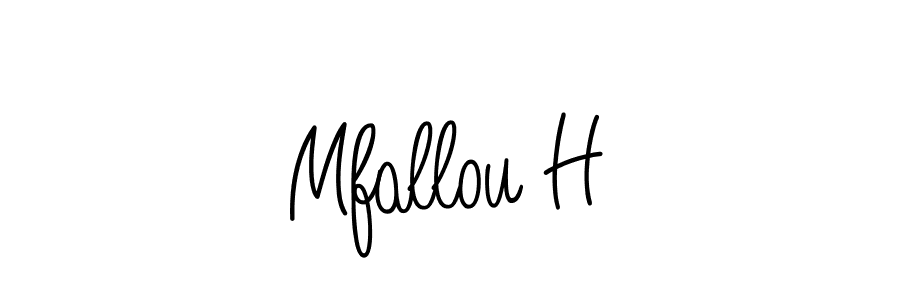 Once you've used our free online signature maker to create your best signature Angelique-Rose-font-FFP style, it's time to enjoy all of the benefits that Mfallou H name signing documents. Mfallou H signature style 5 images and pictures png