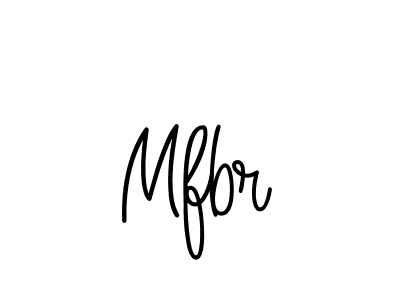 Make a beautiful signature design for name Mfbr. With this signature (Angelique-Rose-font-FFP) style, you can create a handwritten signature for free. Mfbr signature style 5 images and pictures png