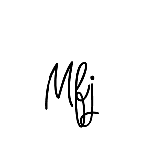 How to Draw Mfj signature style? Angelique-Rose-font-FFP is a latest design signature styles for name Mfj. Mfj signature style 5 images and pictures png
