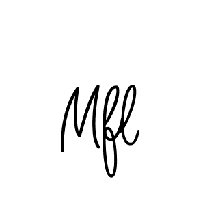 Mfl stylish signature style. Best Handwritten Sign (Angelique-Rose-font-FFP) for my name. Handwritten Signature Collection Ideas for my name Mfl. Mfl signature style 5 images and pictures png
