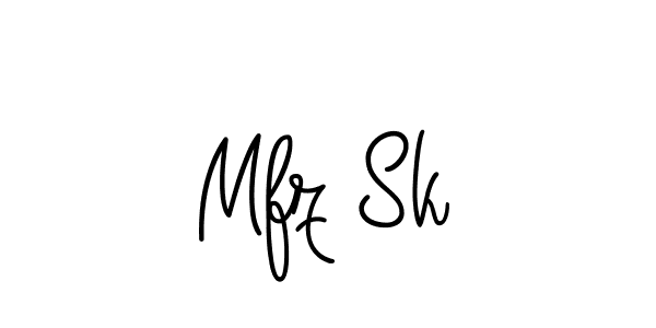 Make a beautiful signature design for name Mfz Sk. Use this online signature maker to create a handwritten signature for free. Mfz Sk signature style 5 images and pictures png