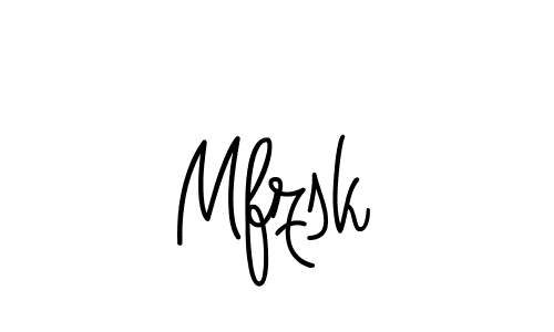 How to make Mfzsk signature? Angelique-Rose-font-FFP is a professional autograph style. Create handwritten signature for Mfzsk name. Mfzsk signature style 5 images and pictures png