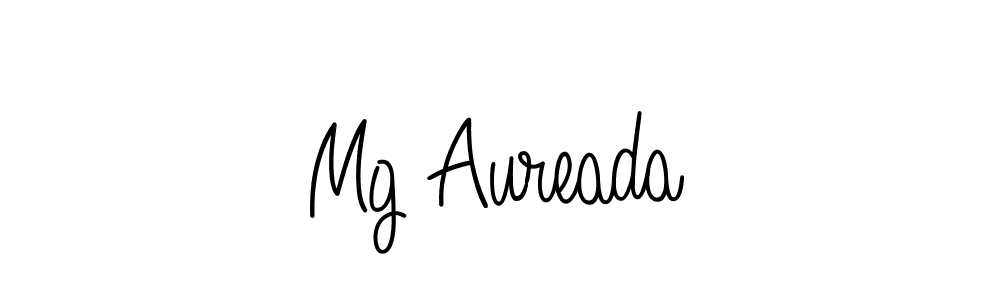 How to make Mg Aureada signature? Angelique-Rose-font-FFP is a professional autograph style. Create handwritten signature for Mg Aureada name. Mg Aureada signature style 5 images and pictures png