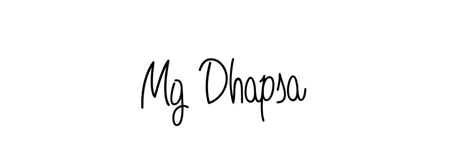 Make a beautiful signature design for name Mg Dhapsa. Use this online signature maker to create a handwritten signature for free. Mg Dhapsa signature style 5 images and pictures png