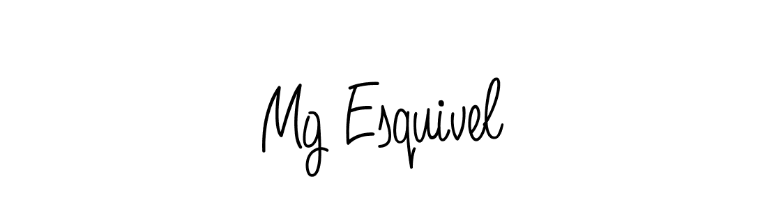 if you are searching for the best signature style for your name Mg Esquivel. so please give up your signature search. here we have designed multiple signature styles  using Angelique-Rose-font-FFP. Mg Esquivel signature style 5 images and pictures png