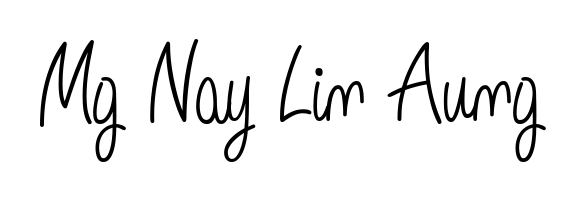 Upgrade your professional image with Mg Nay Lin Aung signature created with Angelique-Rose-font-FFP font. Fast, free, and watermark-free download. Mg Nay Lin Aung signature style 5 images and pictures png