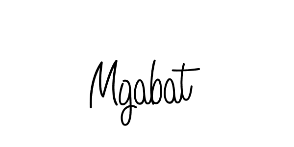 Also we have Mgabat name is the best signature style. Create professional handwritten signature collection using Angelique-Rose-font-FFP autograph style. Mgabat signature style 5 images and pictures png