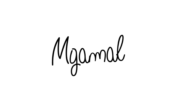 How to make Mgamal signature? Angelique-Rose-font-FFP is a professional autograph style. Create handwritten signature for Mgamal name. Mgamal signature style 5 images and pictures png