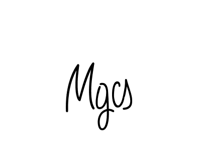 Use a signature maker to create a handwritten signature online. With this signature software, you can design (Angelique-Rose-font-FFP) your own signature for name Mgcs. Mgcs signature style 5 images and pictures png