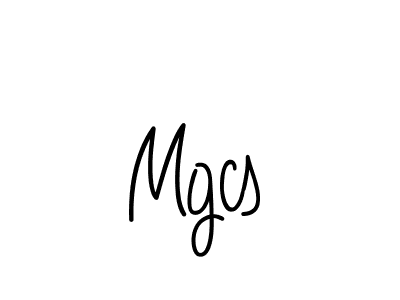 Use a signature maker to create a handwritten signature online. With this signature software, you can design (Angelique-Rose-font-FFP) your own signature for name Mgcs. Mgcs signature style 5 images and pictures png