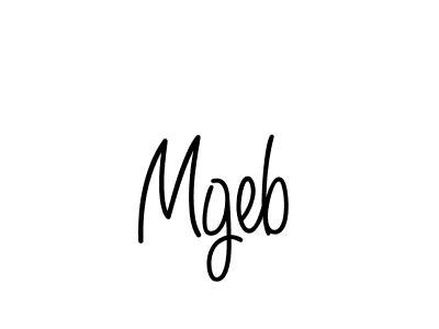 Mgeb stylish signature style. Best Handwritten Sign (Angelique-Rose-font-FFP) for my name. Handwritten Signature Collection Ideas for my name Mgeb. Mgeb signature style 5 images and pictures png
