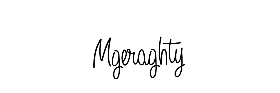 You should practise on your own different ways (Angelique-Rose-font-FFP) to write your name (Mgeraghty) in signature. don't let someone else do it for you. Mgeraghty signature style 5 images and pictures png