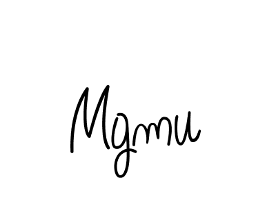 How to Draw Mgmu signature style? Angelique-Rose-font-FFP is a latest design signature styles for name Mgmu. Mgmu signature style 5 images and pictures png