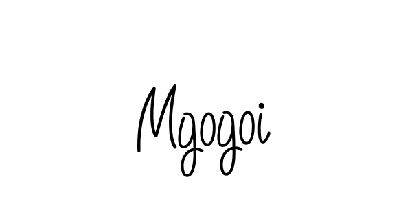 Use a signature maker to create a handwritten signature online. With this signature software, you can design (Angelique-Rose-font-FFP) your own signature for name Mgogoi. Mgogoi signature style 5 images and pictures png