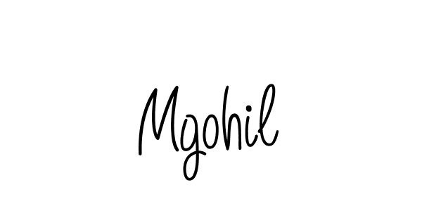 Design your own signature with our free online signature maker. With this signature software, you can create a handwritten (Angelique-Rose-font-FFP) signature for name Mgohil. Mgohil signature style 5 images and pictures png