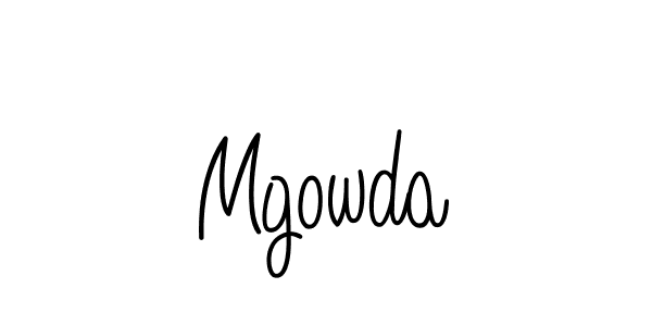if you are searching for the best signature style for your name Mgowda. so please give up your signature search. here we have designed multiple signature styles  using Angelique-Rose-font-FFP. Mgowda signature style 5 images and pictures png