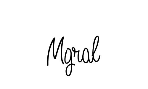 Make a beautiful signature design for name Mgral. Use this online signature maker to create a handwritten signature for free. Mgral signature style 5 images and pictures png
