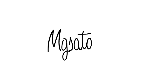 Also we have Mgsato name is the best signature style. Create professional handwritten signature collection using Angelique-Rose-font-FFP autograph style. Mgsato signature style 5 images and pictures png