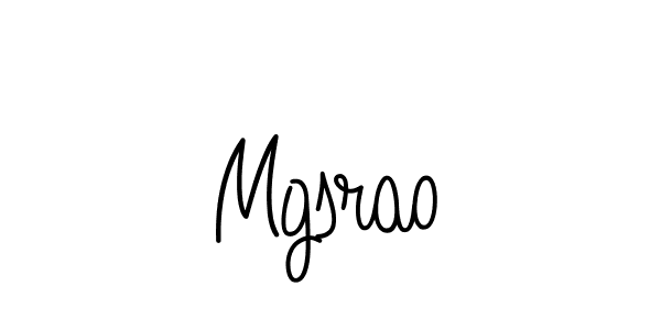 Create a beautiful signature design for name Mgsrao. With this signature (Angelique-Rose-font-FFP) fonts, you can make a handwritten signature for free. Mgsrao signature style 5 images and pictures png
